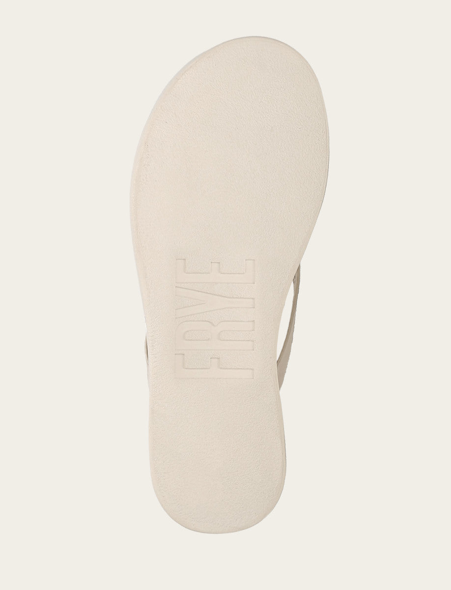 Women's Ivory Maya Buckle Thong Sandals Ivory