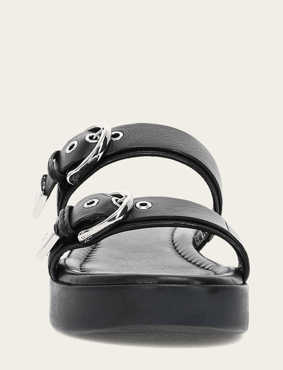 Women's Black Maya Buckle Sandals Black