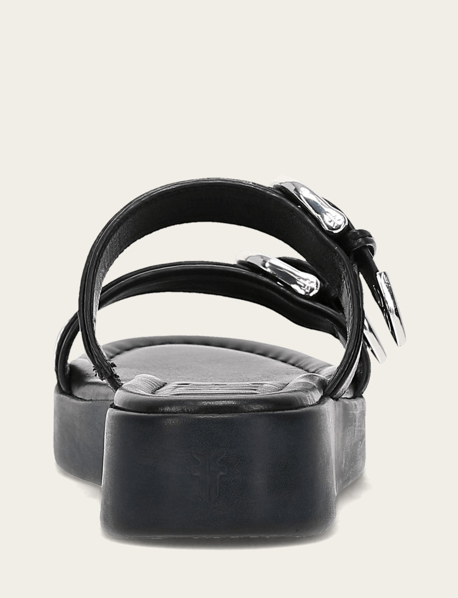 Women's Black Maya Buckle Sandals Black