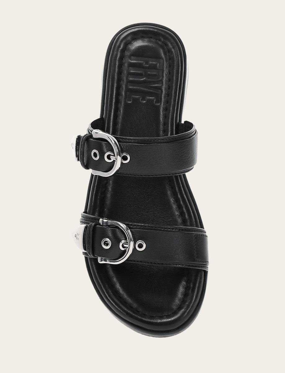 Women's Black Maya Buckle Sandals Black