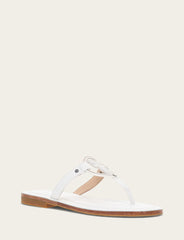 Women's White Taylor Logo Sandals White