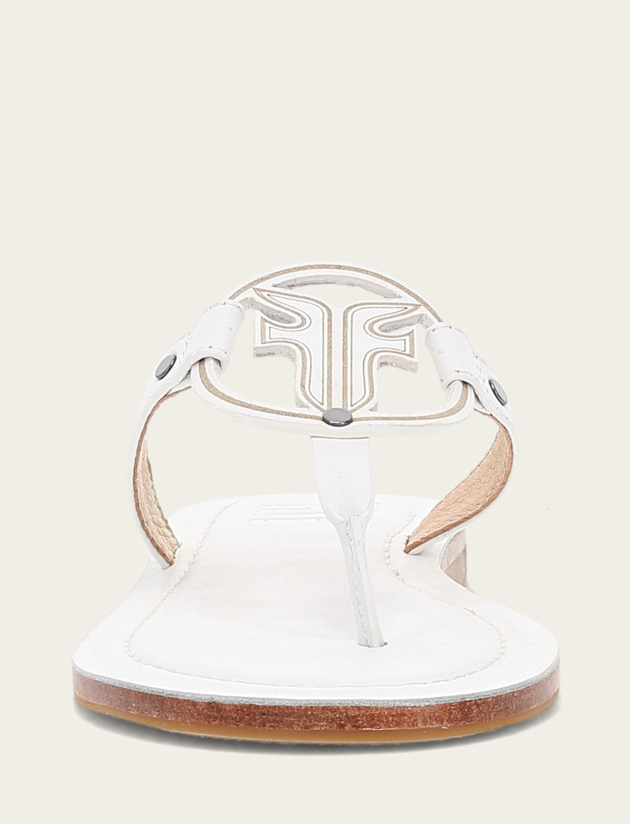 Women's White Taylor Logo Sandals White