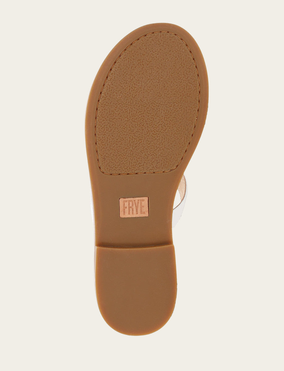 Women's White Taylor Logo Sandals White