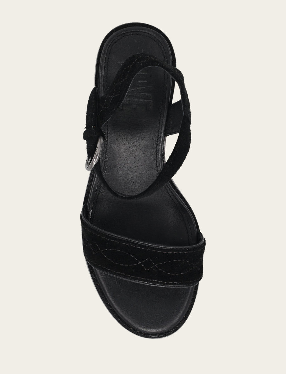 Women’s Black Pipa Woodstock Sandals Black