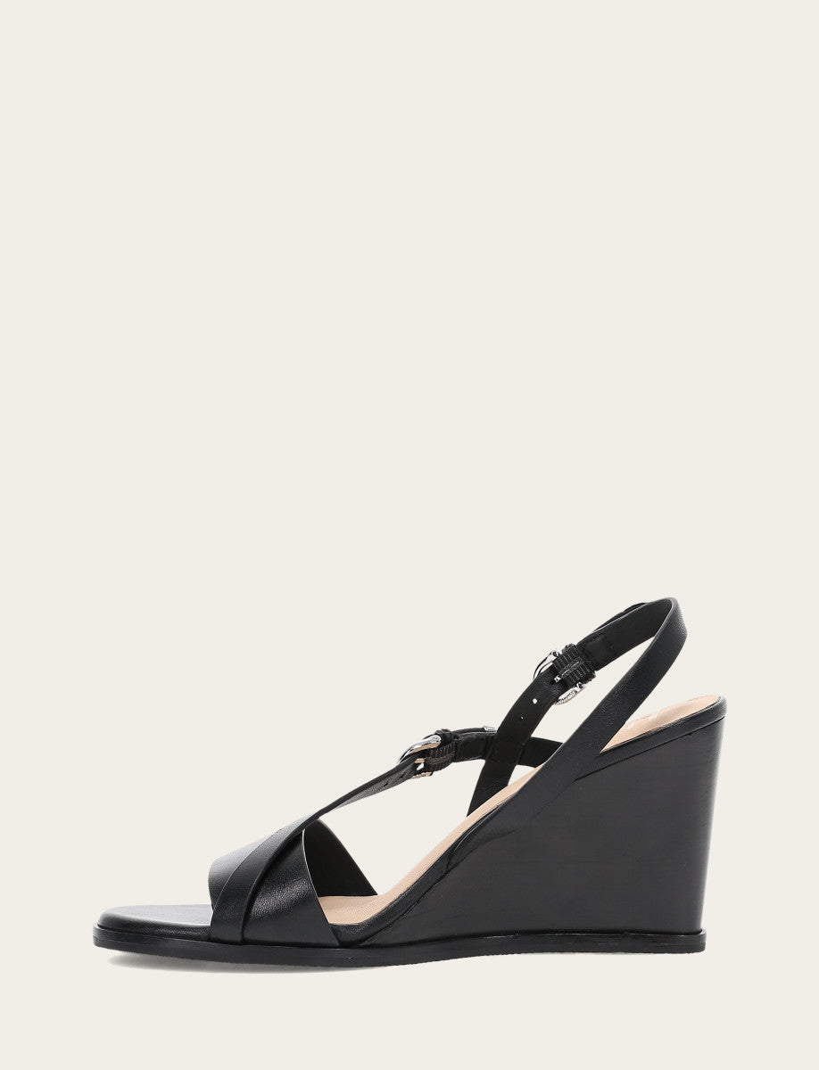 Women's Black Rachel Buckle Sandals Black