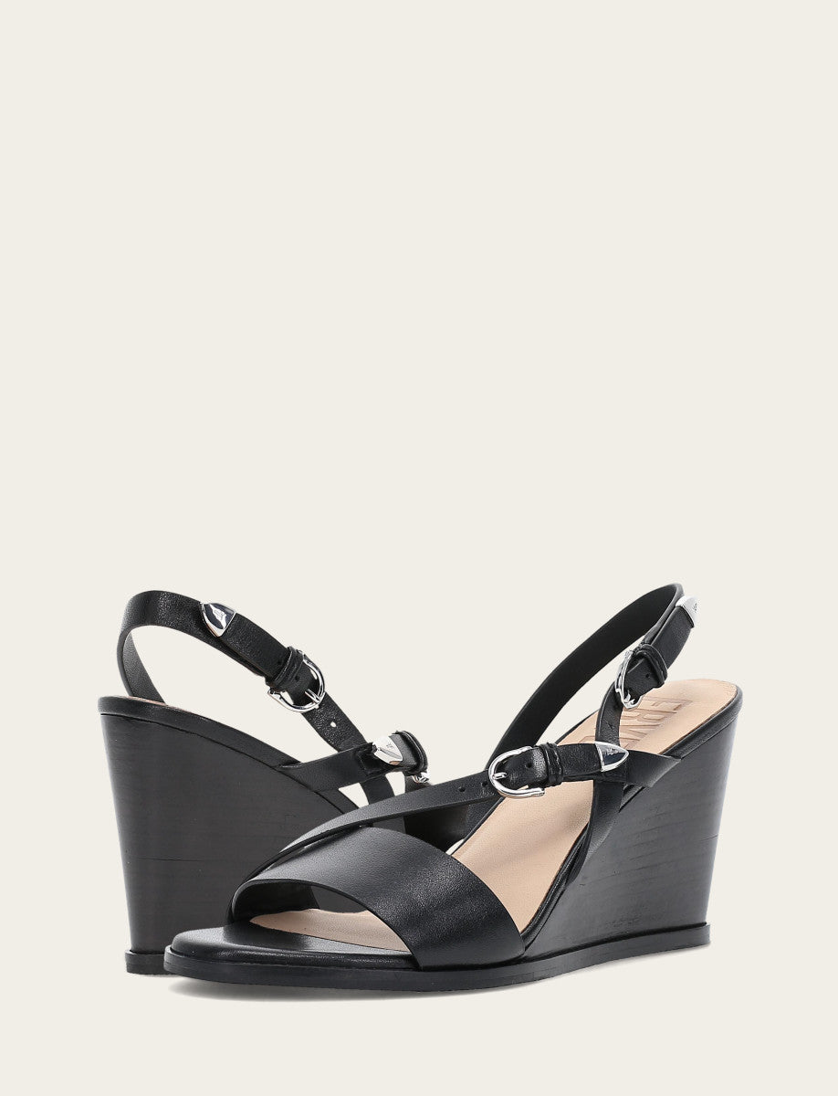Women's Black Rachel Buckle Sandals Black