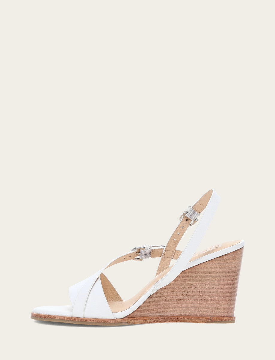 Women's White Rachel Buckle Sandals White