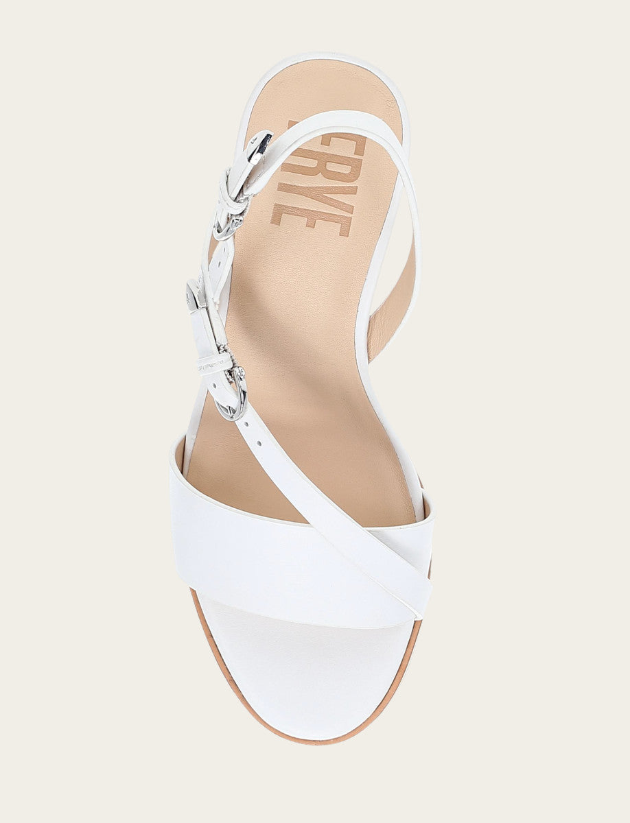 Women's White Rachel Buckle Sandals White
