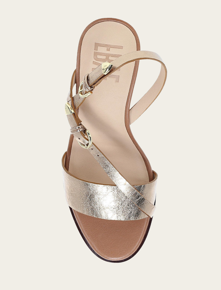 Women's Dark Gold Rachel Buckle Sandals Dark Gold