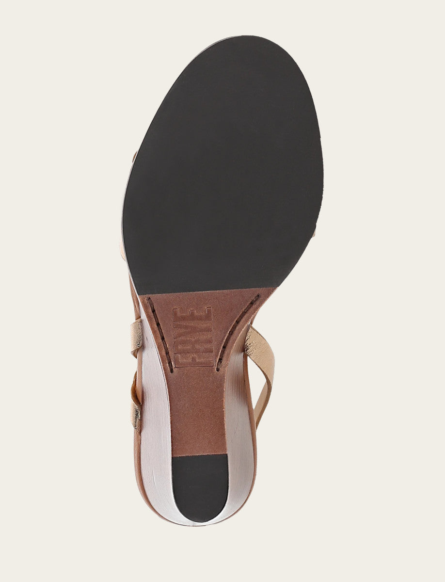 Women's Dark Gold Rachel Buckle Sandals Dark Gold