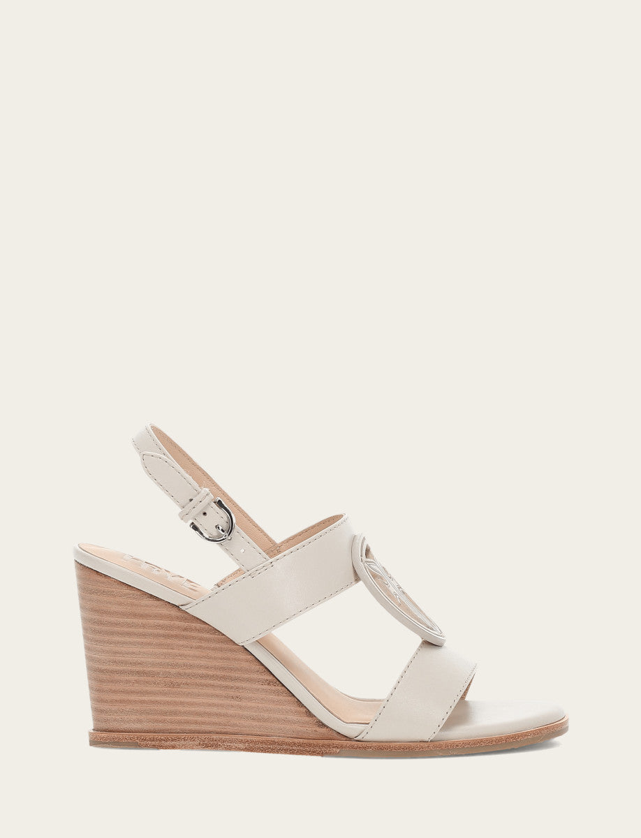 Women's Ivory Rachel Logo Sandals Ivory