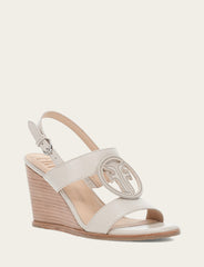 Women's Ivory Rachel Logo Sandals Ivory