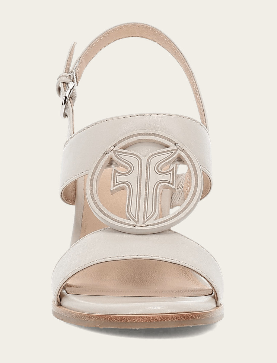 Women's Ivory Rachel Logo Sandals Ivory