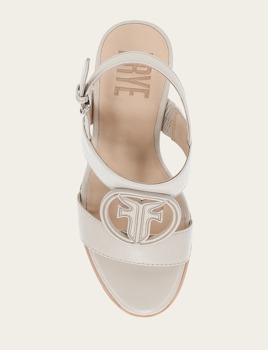 Women's Ivory Rachel Logo Sandals Ivory