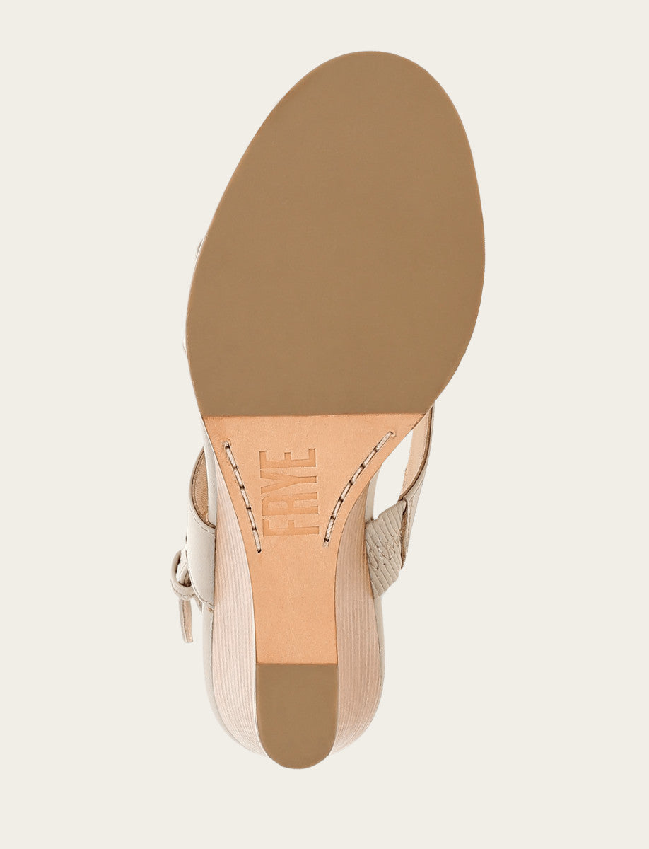 Women's Ivory Rachel Logo Sandals Ivory