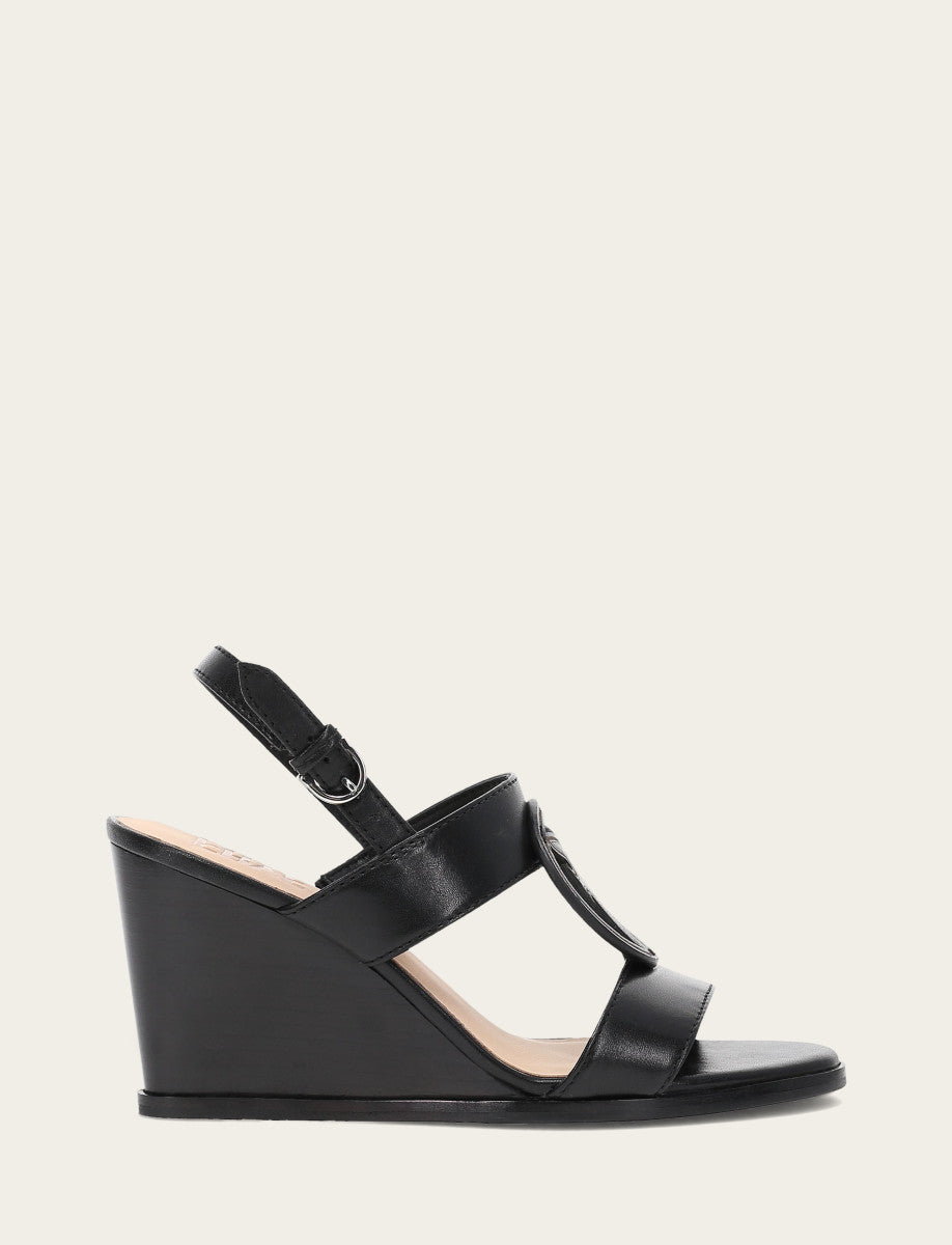 Women's Black Rachel Logo Sandals Black