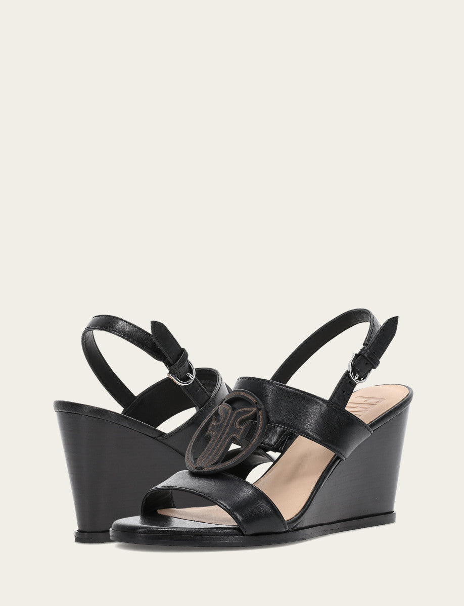 Women's Black Rachel Logo Sandals Black