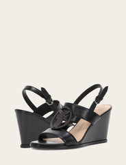 Women's Black Rachel Logo Sandals Black