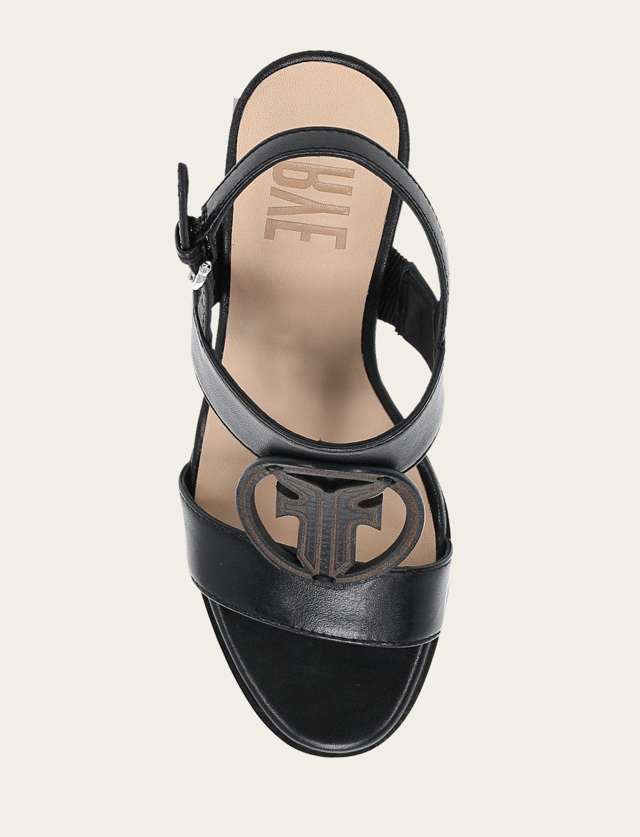 Women's Black Rachel Logo Sandals Black