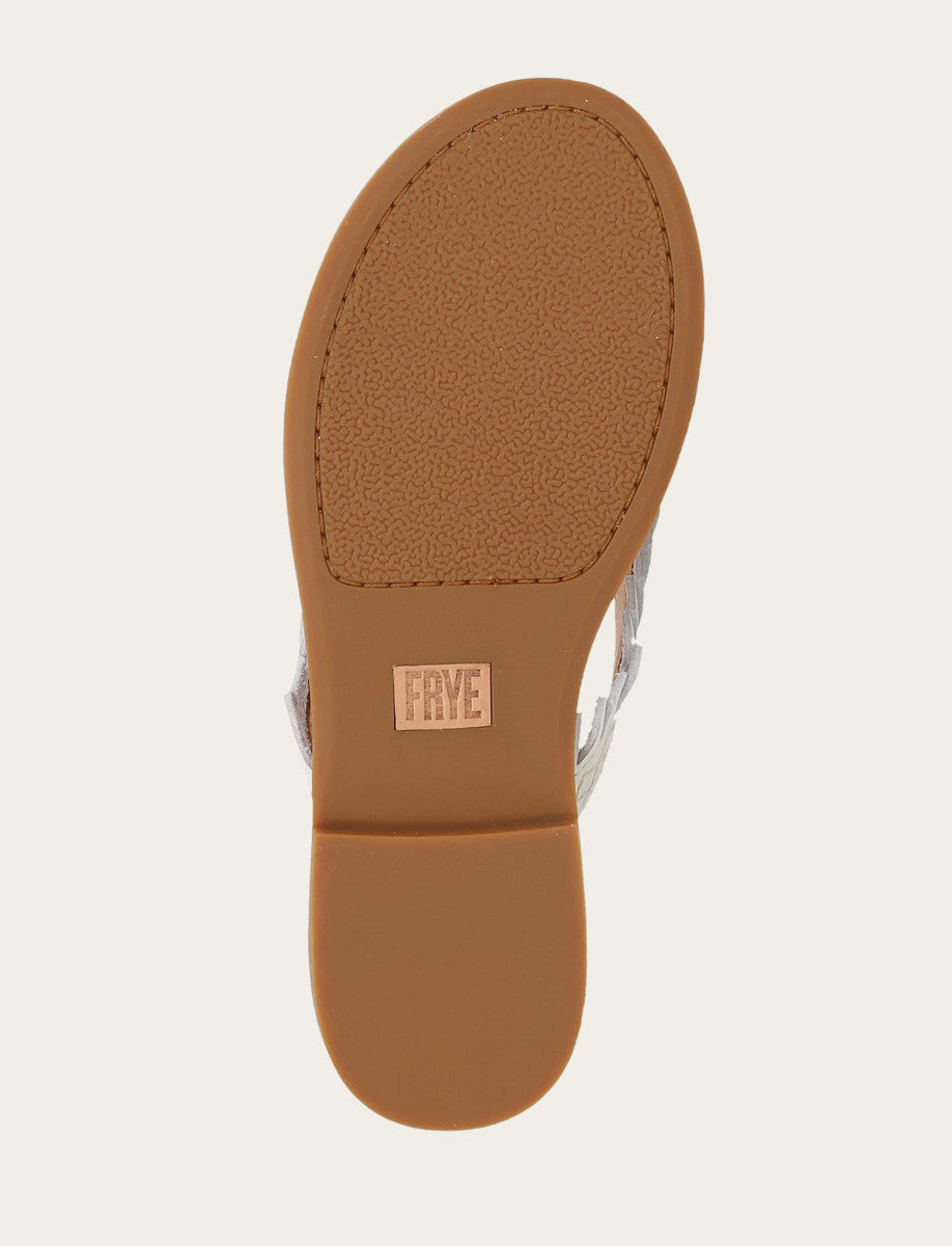 Women's White Ava Fringe Sandals White