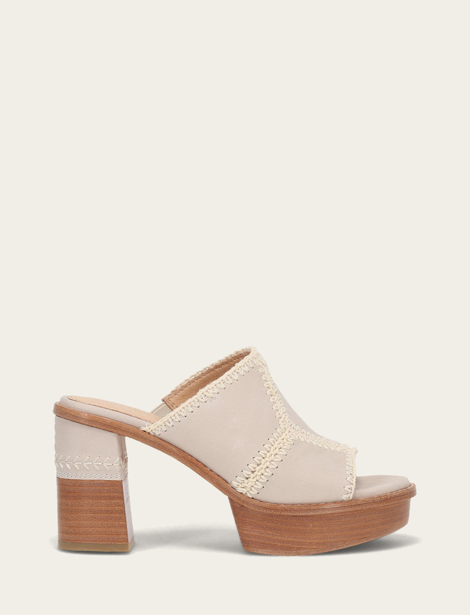 Women's Ivory Pipa Crochet Platform Sandals Ivory