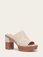 Women's Ivory Pipa Crochet Platform Sandals Ivory