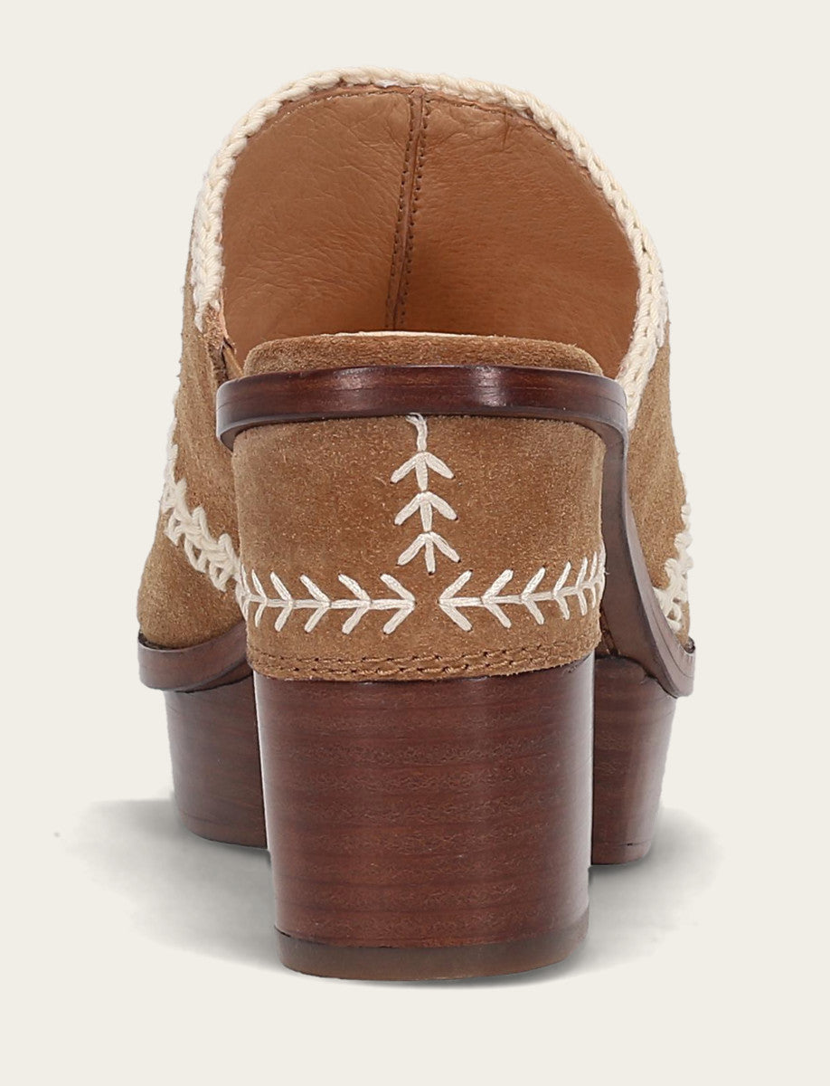 Women's Almond Pipa Crochet Platform Sandals Almond