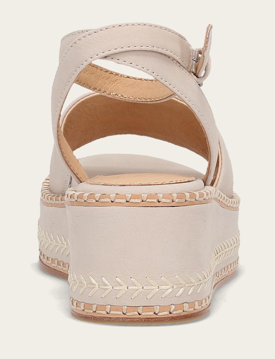 Women's Ivory Joy Ankle Strap Platform Sandals Ivory