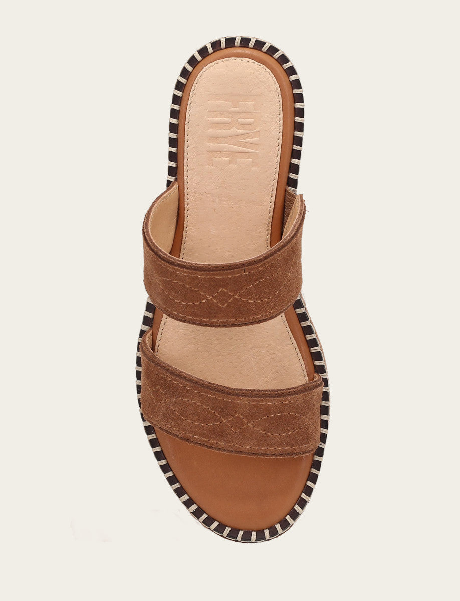 Women's Bark Joy Woodstock 2 Band Platform Slide Sandals Bark