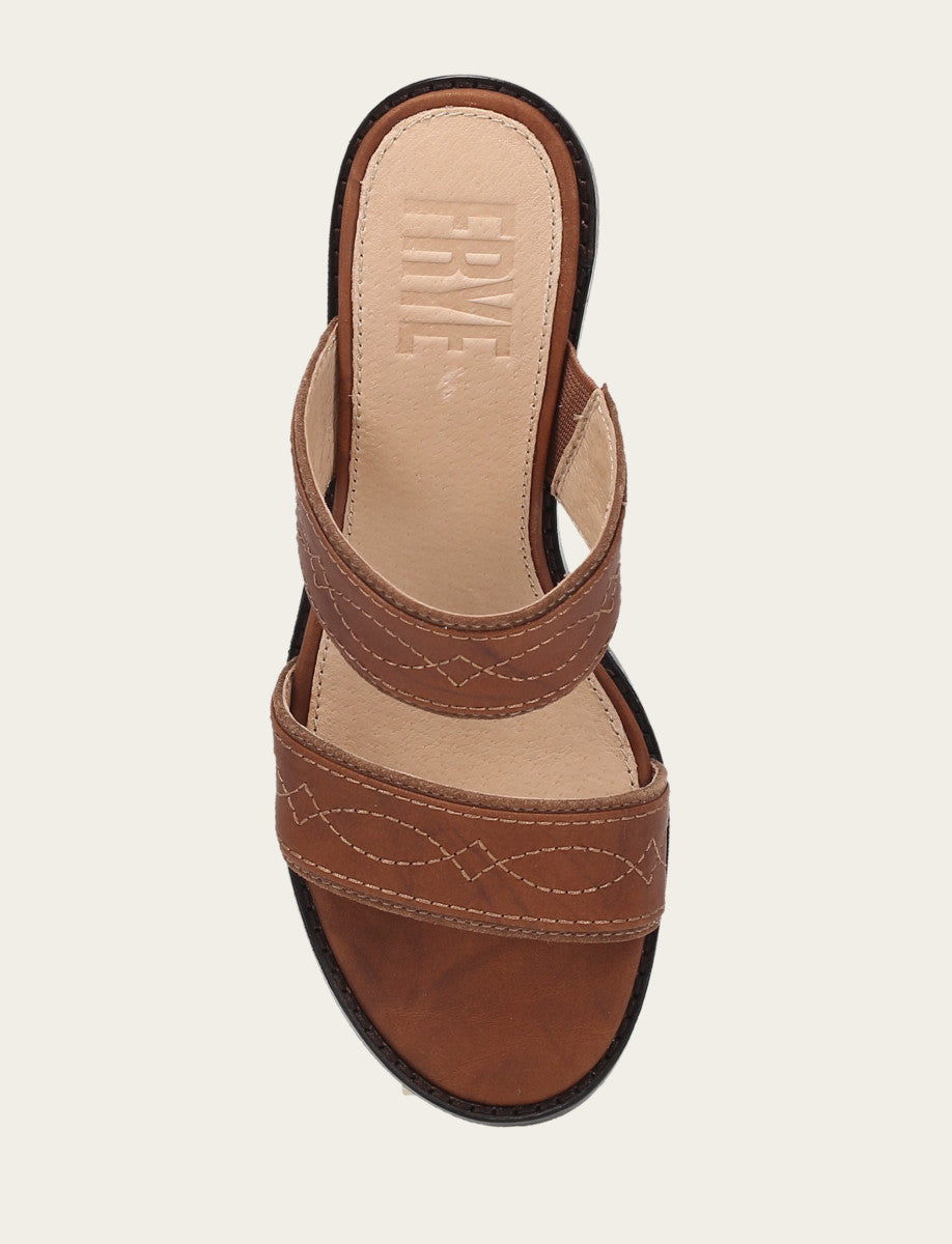 Women's Saddle Pipa Woodstock 2 Band Platform Sandals Saddle