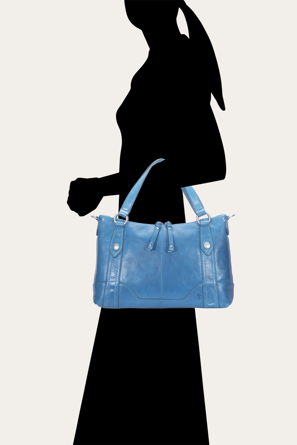 Women's Melissa Medium Satchel Handbag Ink