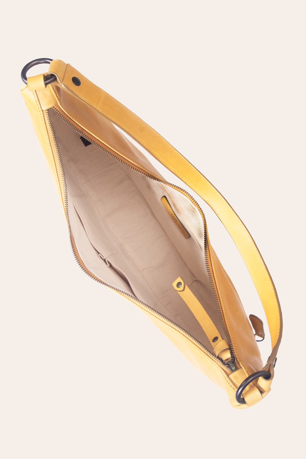 Women's Melissa Crescent Hobo Handbag Mustard