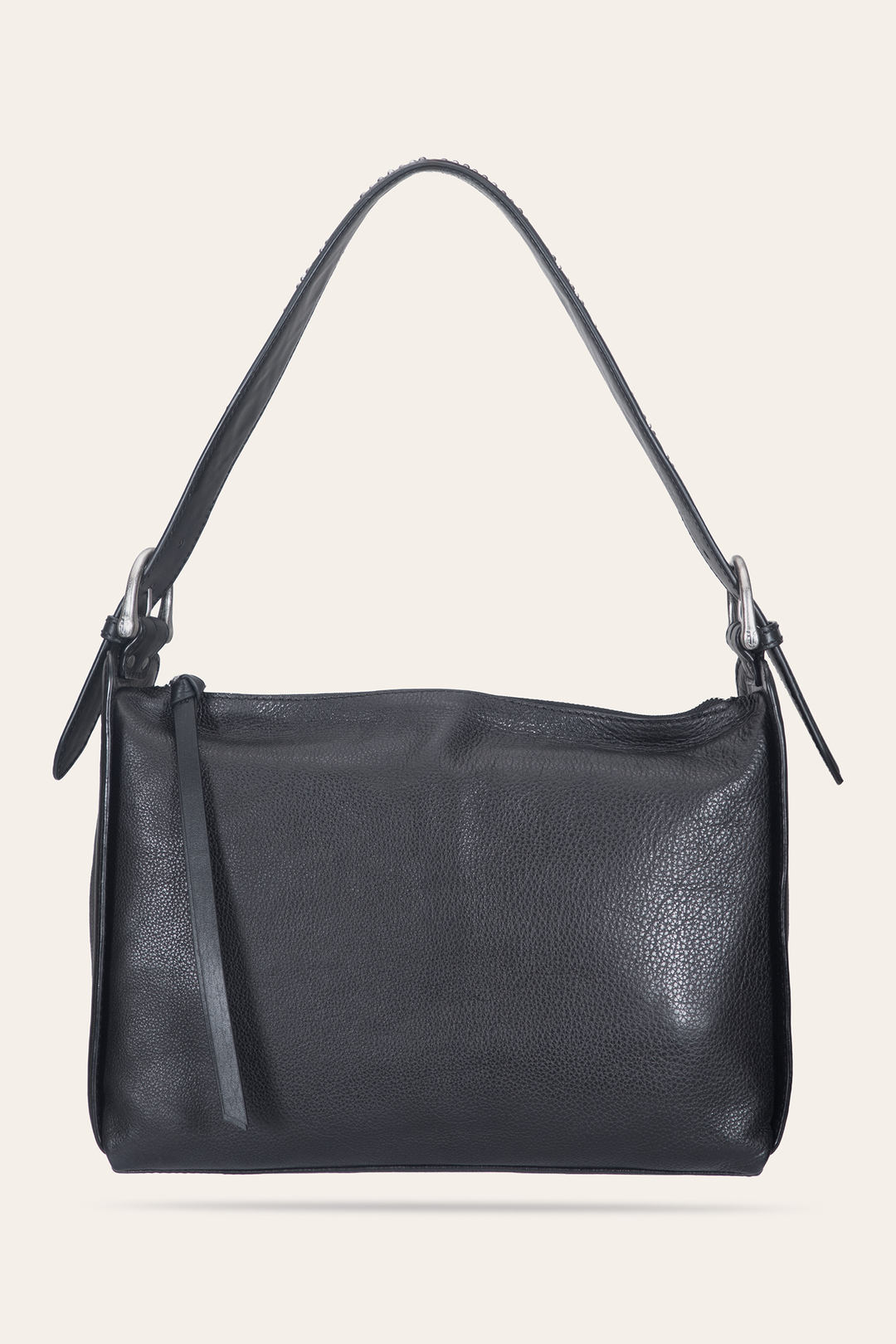 Women's Black Carla Studded Shoulder Bag Black