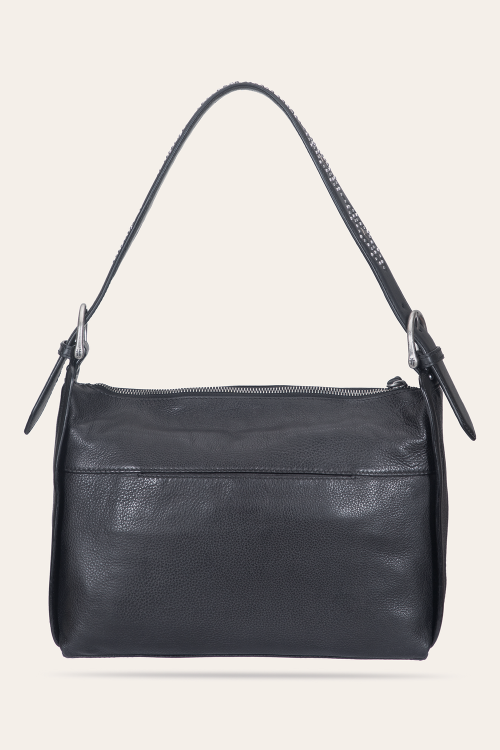 Women's Black Carla Studded Shoulder Bag Black