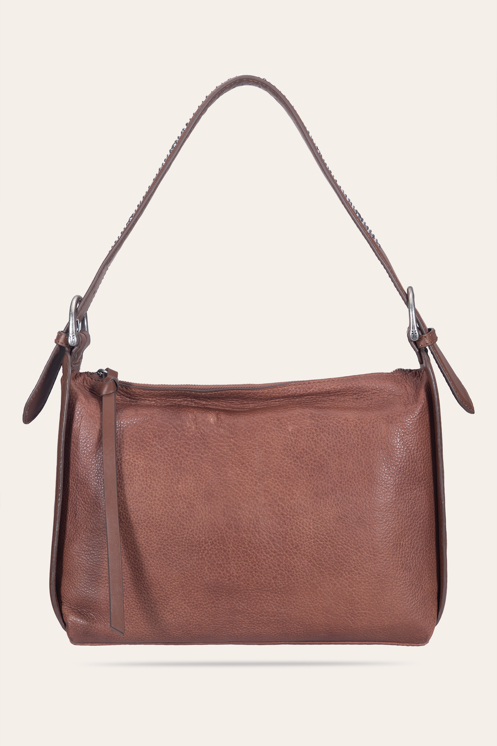 Women's Cognac Carla Studded Shoulder Bag Cognac