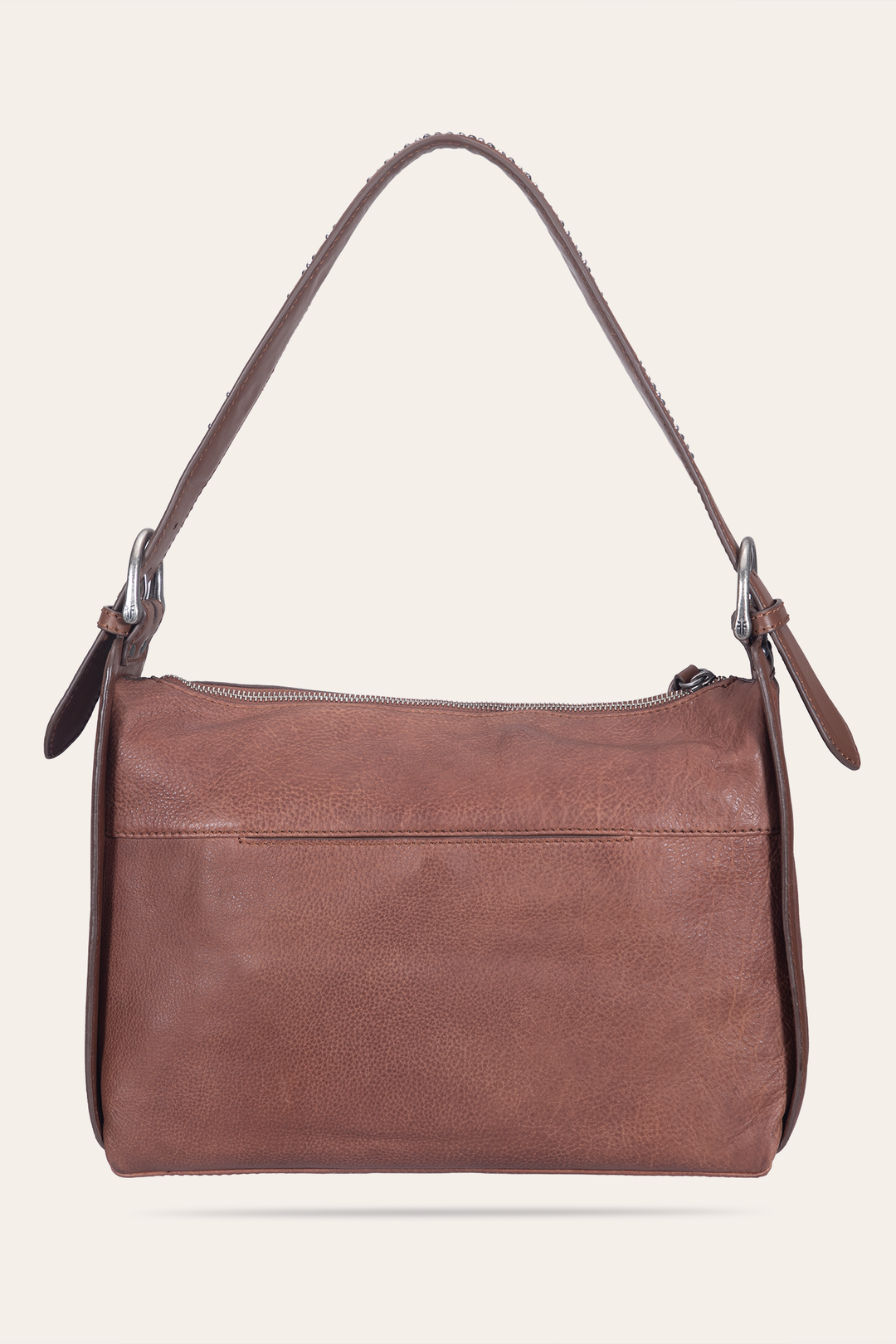 Women's Cognac Carla Studded Shoulder Bag Cognac