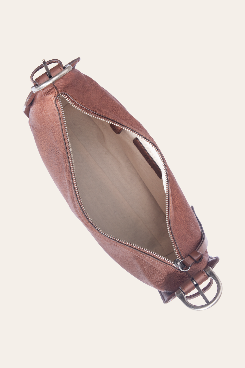 Women's Cognac Carla Studded Shoulder Bag Cognac