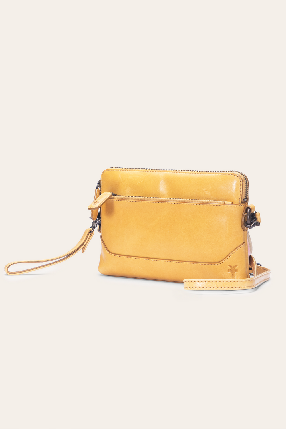 Women's Melissa Wristlet Crossbody Bag Mustard
