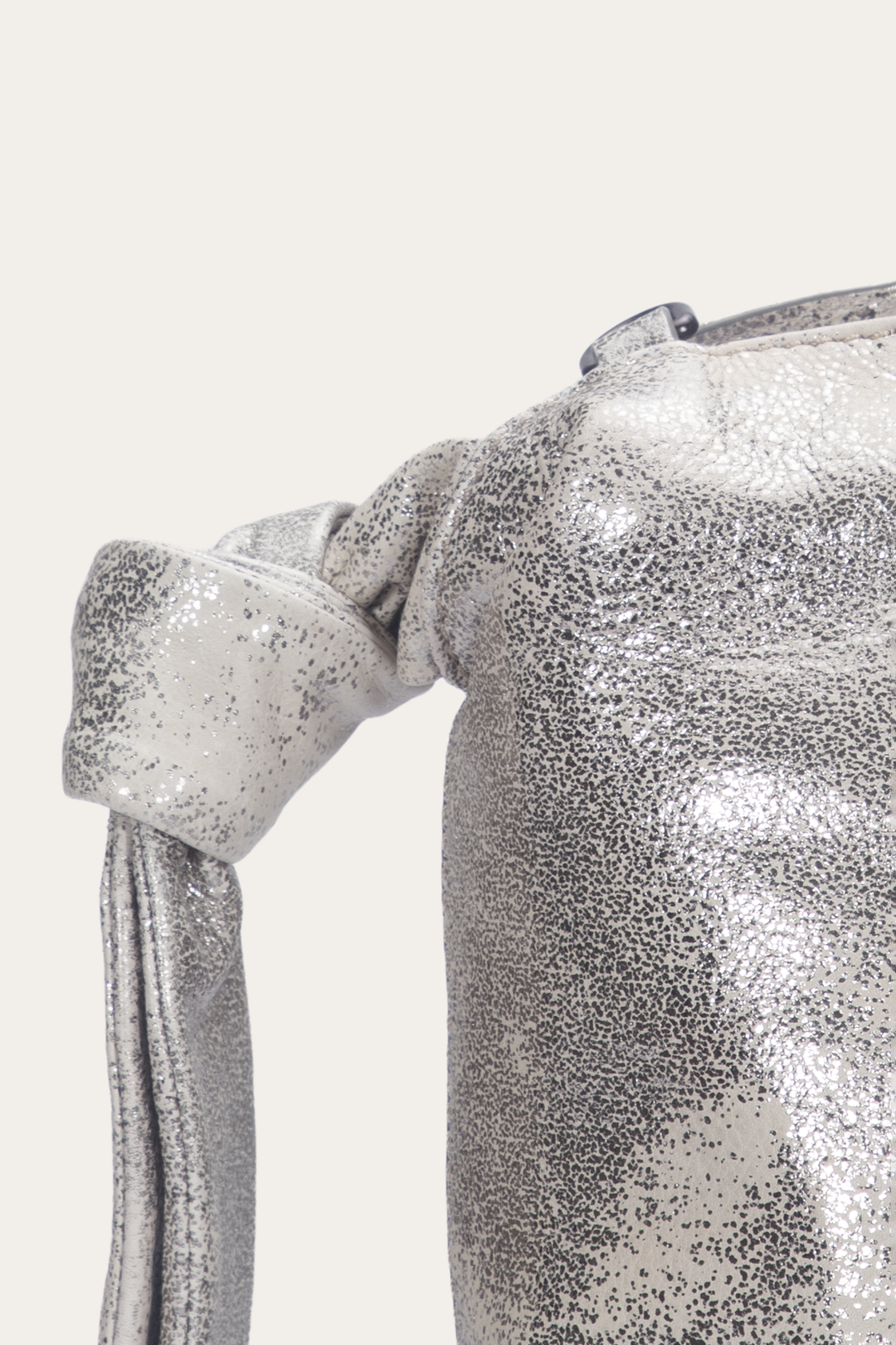 Women's Nora Satchel Handbag Cream Metallic