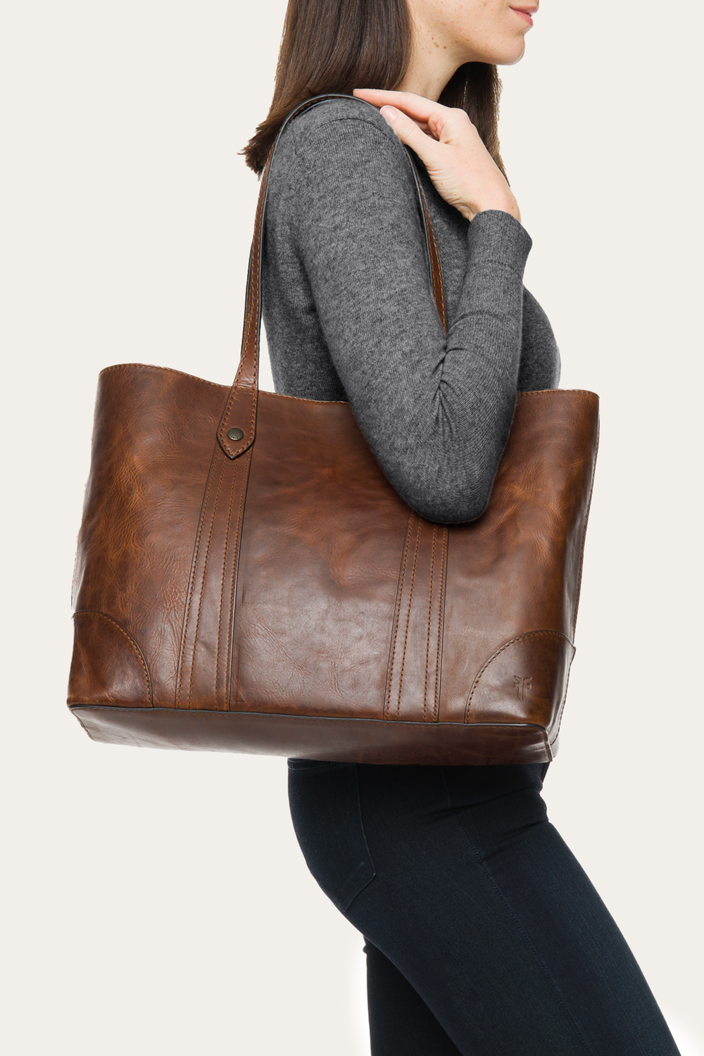 Melissa Cognac Shopper Cognac