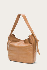 Nora Knotted Hobo in Beige Beige