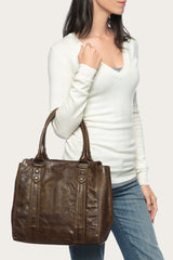 Melissa Dark Brown Tote Dark Brown