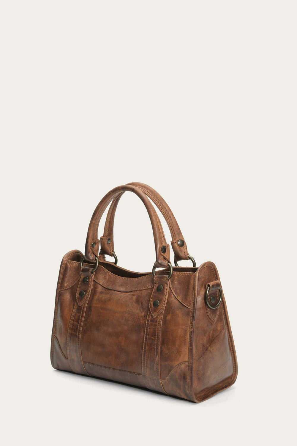 Melissa Cognac Satchel Cognac