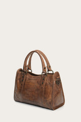 Melissa Cognac Satchel Cognac