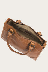 Melissa Cognac Satchel Cognac