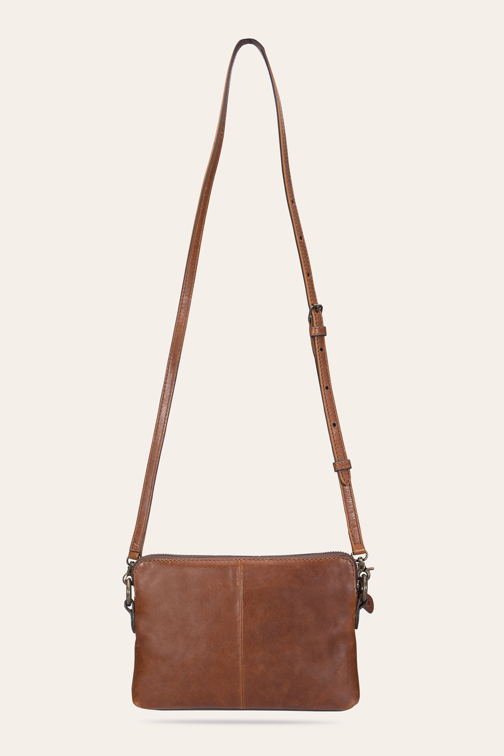Melissa Cognac Crossbody Wristlet Cognac