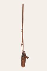 Melissa Cognac Crossbody Wristlet Cognac