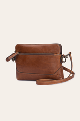 Melissa Cognac Crossbody Wristlet Cognac