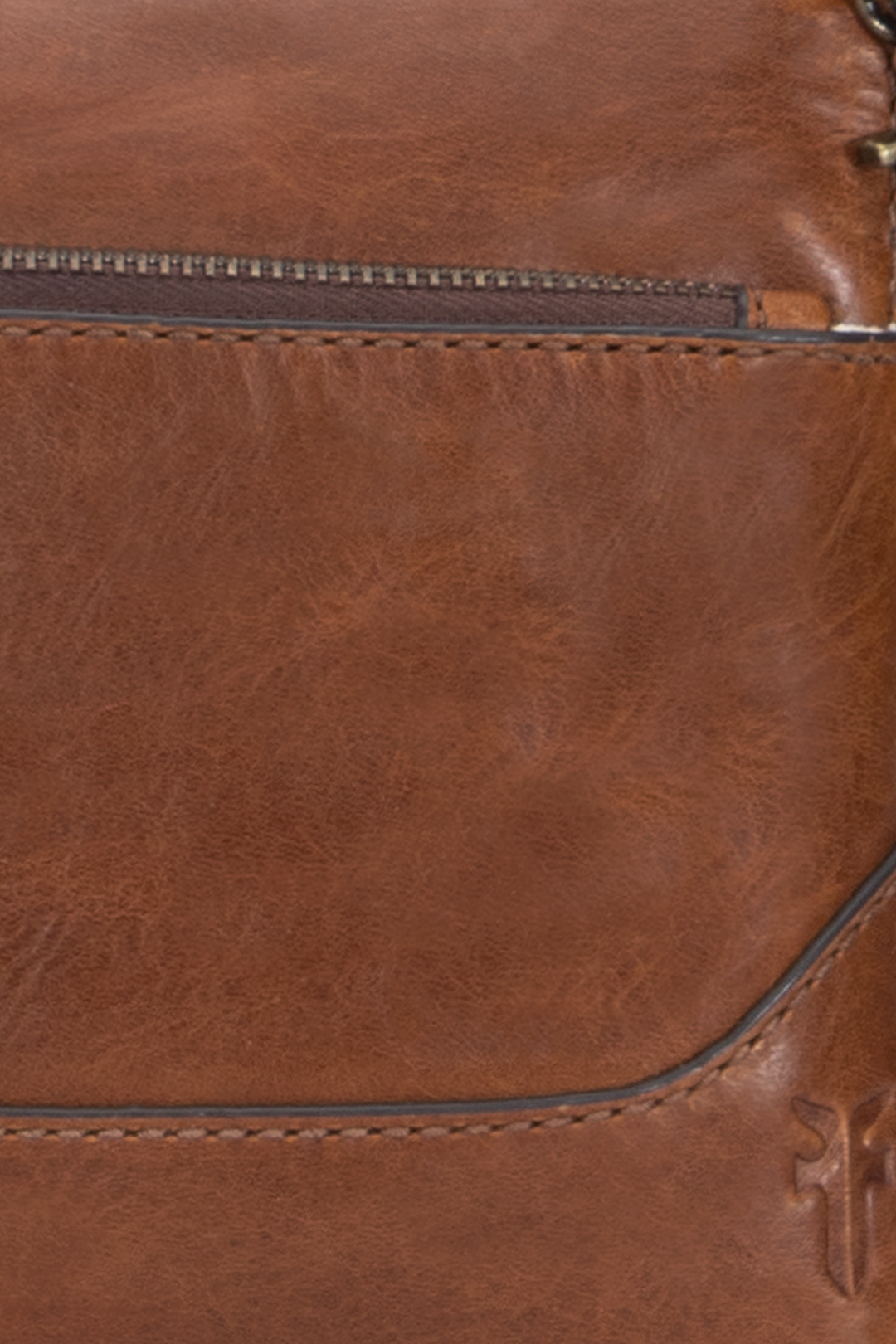 Melissa Cognac Crossbody Wristlet Cognac