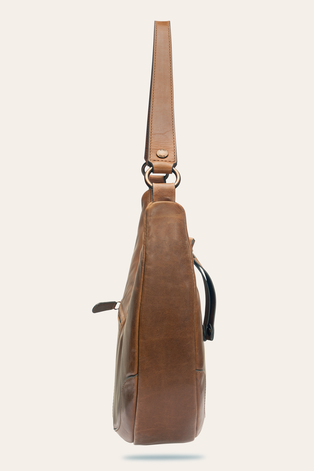 Melissa Cognac Crescent Hobo Cognac
